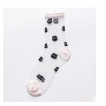 Charger l'image dans la galerie, Chaussettes transparentes fantaisie
